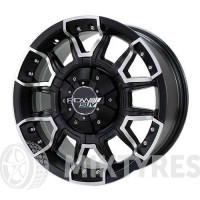 PDW Blackout 7.5x16 5x139.7 ET 32 Dia 108.2 (MTBS2)