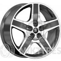 Premium Series KP008 8.5x20 5x114.3 ET 43 Dia 67.1 (Diamond guartz)