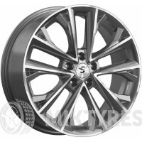 Premium Series KP012 7x18 5x114.3 ET 35 Dia 60.1 (Diamond gloss graphite)