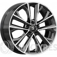 Premium Series KP012 7x18 5x114.3 ET 33 Dia 67.1 (Diamond guartz)