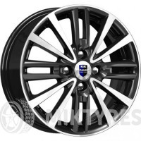 Rapid Модена 6x15 4x100 ET 48 Dia 54.1 (алмаз черный)