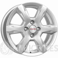 КиК Nissan Almera (КСr693) 6x15 4x100 ET 50 Dia 60.1 (серебро)