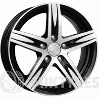 КиК Андорра (КС586) 7.5x18 5x112 ET 45 Dia 57.1 (черный алмаз)