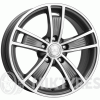 КиК КС448 7x16 5x112 ET 33 Dia 66.6 (графит алмаз)