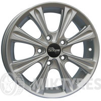 Tech Line 523 6x15 4x114.3 ET 45 Dia 56.6 (silver)