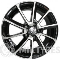 Tech Line 538 6x15 4x100 ET 39 Dia 56.6 (BFP)