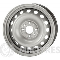 Trebl 7915 6x15 4x100 ET 43 Dia 56.6 (silver)