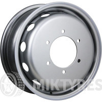 Trebl 9197 5.5x16 6x180/139.7 ET 109 Dia 139 (silver)