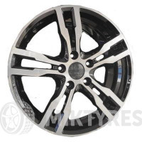 Вектор B192 7x17 5x114.3 ET 39 Dia 60.1 (BFP)