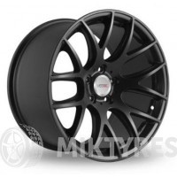 Vissol V-001 9.5x18 5x112 ET 40 Dia 66.6 (satin black)