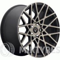 Vissol F-677 9.5x20 5x120 ET 53 Dia 72.6 (matte black)