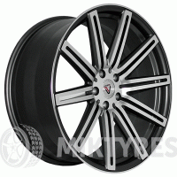 Vissol V-004 0x20 5x112 ET 45 Dia 66.6 (Matte graphite machined)