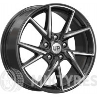 Wheels UP Up105 7x17 5x112 ET 48 Dia 57.1 (New Diamond)