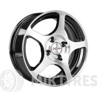 X-trike X-103 5.5x14 4x100 ET 35 Dia 67.1 (BKFP)