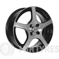 X-trike X-118 6x15 4x108 ET 25 Dia 65.1 (BKFP)