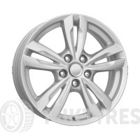 КиК KC627 6.5x17 5x114.3 ET 48 Dia 67.1 (серебристый)
