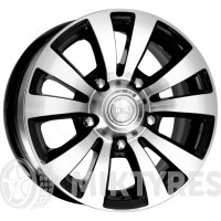 КиК КС340 6x15 5x139.7 ET 35 Dia 98 (дарк платинум)