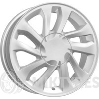 КиК КС677 6.5x16 4x100 ET 16 Dia 60.1 (Черный с полированной лицевой поверхностью)