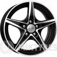 КиК Мустанг (КС468) 5x14 4x100 ET 43 Dia 60.1 (блэк платинум)