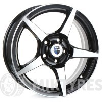 КиК R1 (KC425) 6.5x16 5x114.3 ET 40 Dia 66.1 (черный алмаз)