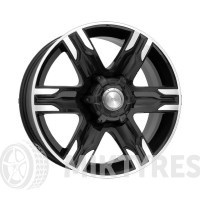 КиК Риальто (КС629) 8x17 6x139,7 ET 38 Dia 67,1 (блэк платинум)