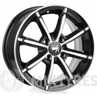 КиК Sportline (KC603) 6x14 4x100 ET 40 Dia 67.1 (Черный с полированной лицевой поверхностью)
