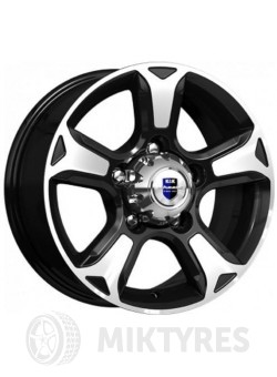 Диски K&K Атлант 7x16 5x139.7 ET 35 Dia 109.5 (алмаз черный)