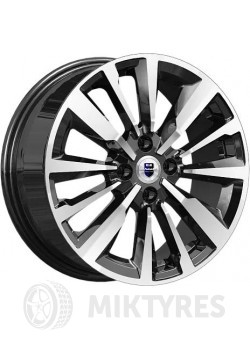 Диски КиК Лион 6x15 5x110 ET 43 Dia 65.1 (блэк платинум)