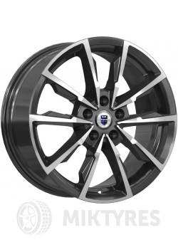 Диски K&K Меренге 7.5x17 5x112 ET 45 Dia 66.6 (алмаз черный)