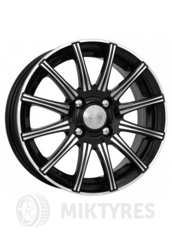 Диски K&K Сиеста 5x13 3x98 ET 35 Dia 60.2 (алмаз черный)