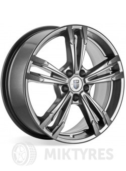 Диски K&K Karrera Light 7x18 5x108 ET 41 Dia 59.6 (дарк платинум)