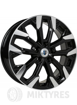 Диски K&K KC1046 6.5x17 5x114.3 ET 37 Dia 66.6 (алмаз черный)