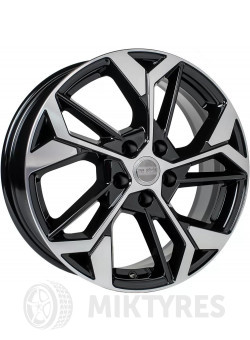 Шины K&K KC1062 6.5x17 5x114.3 ET 45 Dia 60.1 (алмаз черный)