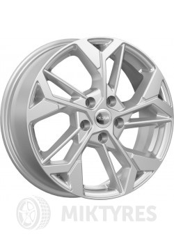 Диски K&K KC1062 6.5x17 5x114.3 ET 37 Dia 66.6 (silver)