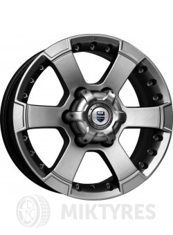 Диски K&K KC593 7x16 6x139.7 ET 22 Dia 107.1 (дарк платинум)