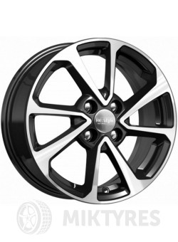 Шины K&K KC861 6x15 4x100 ET 48 Dia 54.1 (алмаз черный)