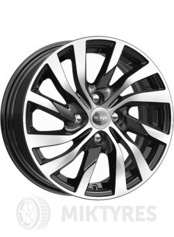 Диски K&K KC882 (Lada Vesta) 6x15 4x100 ET 37 Dia 60.1 (алмаз черный)