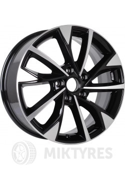 Диски K&K KC900 7x17 5x108 ET 45 Dia 63.3 (алмаз черный)