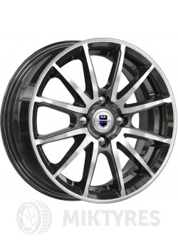 Диски K&K Квант 5.5x14 4x100 ET 40 Dia 56.6 (алмаз черный)