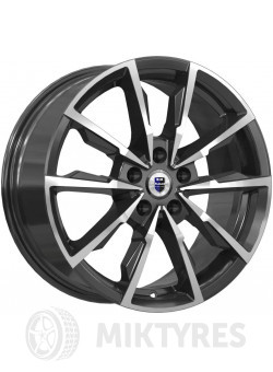 Диски K&K Меренге 7.5x17 5x112 ET 40 Dia 66.6 (алмаз черный)