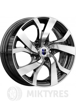 Диски K&K Палермо 6x15 5x100 ET 45 Dia 67.1 (BFP)
