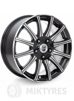Шины K&K Сиеста 5x13 4x98 ET 38 Dia 58.5 (алмаз черный)