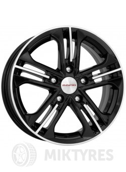 Диски K&K Trinity 6x15 5x108 ET 50 Dia 63.3 (алмаз черный)