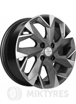 Диски Khomen 1402 5.5x14 4x100 ET 43 Dia 60.1 (grey)