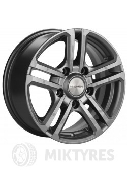 Диски Khomen 1602 6.5x16 5x139.7 ET 35 Dia 98.5 (grey)