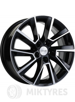 Диски Khomen 1604 6x16 5x100 ET 38 Dia 57.1 (черный)