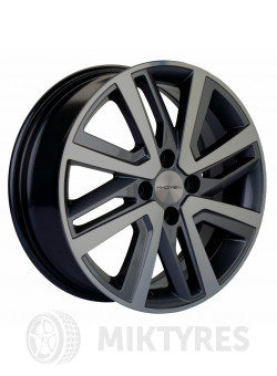 Диски Khomen 1609 6x16 4x100 ET 47 Dia 56.6 (черный)