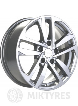 Диски Khomen 1612 6.5x16 5x114.3 ET 45 Dia 67.1 (silver)