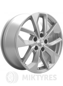 Диски Khomen 1703 7x17 5x114.3 ET 45 Dia 67.1 (silver)
