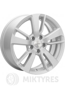Диски Khomen 1704 7x17 5x114.3 ET 37 Dia 66.5 (silver)